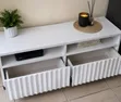 Modern Luxury TV Stand na Rafu & Kabati la Kuhifadhia - 2