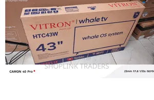 Vitron 43-Inch FHD Smart LED TV - Whale OS, HDR