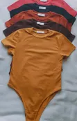 Bodysuit ya Pamba ya Wanawake - Nyeupe - 1