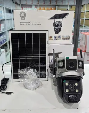 Kamera ya CCTV ya V380 Pro 4G Solar Dual Lens