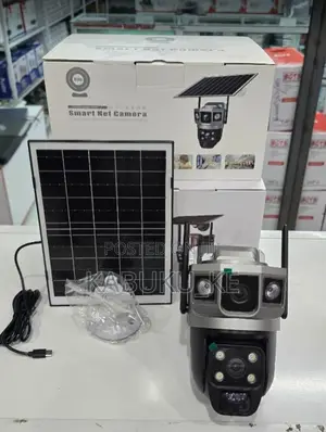 Kamera ya CCTV ya V380Pro 4G Solar Dual Lens