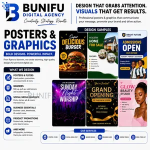 Professional Posters & Social Media Graphics Design