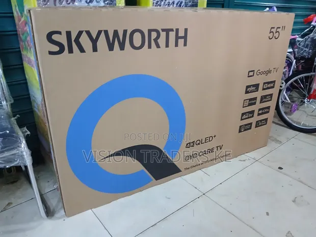 Skyworth 55" QLED Google 4K Smart TV - 1