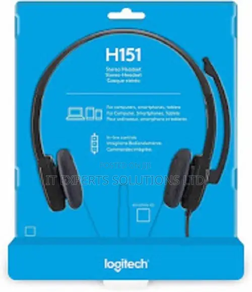 Logitech H151 Stereo Headset yenye Noise Cancellation - 1