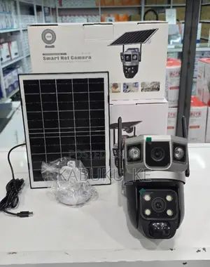 Kamera ya CCTV ya 4G Inayotumia Solar V380Pro Lenzi Mbili