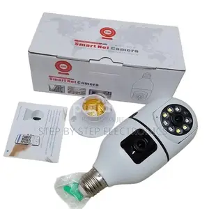 Smart 360° PTZ WiFi Bulb Security Camera