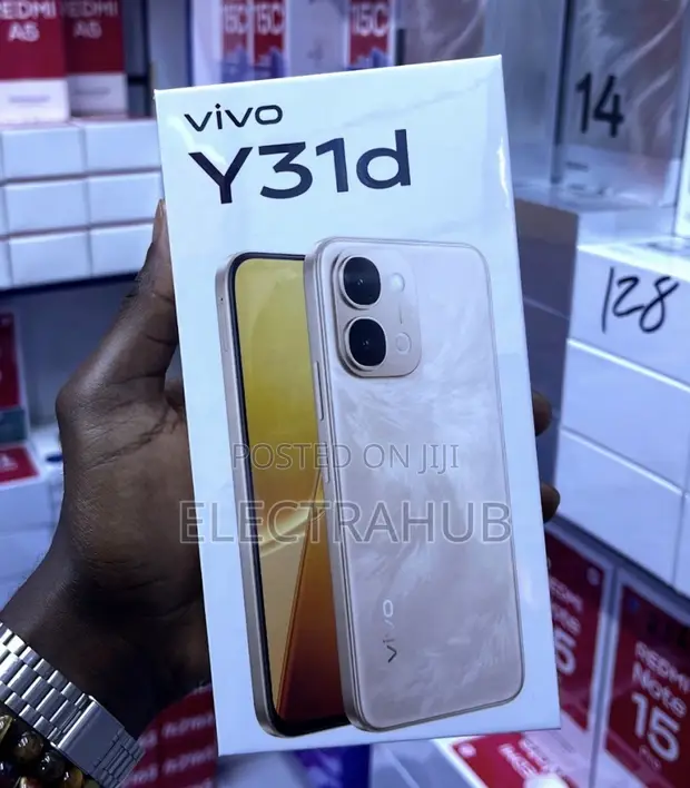 Vivo Y31d Mpya 128GB Nyeusi - 1