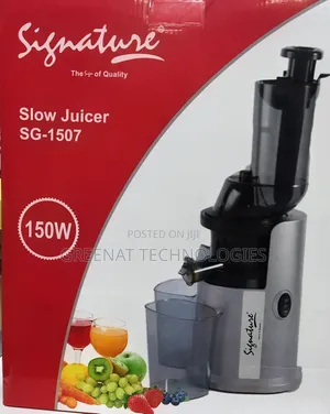 Signature Slow Juicer SG 1507 150W Juicer ya Cold Press