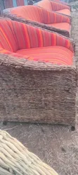 Handwoven Wicker Lounge Chair - 2