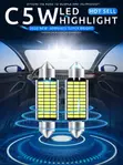 Dome 3014 LED Car Interior Reading Lamps (10pcs) - 1
