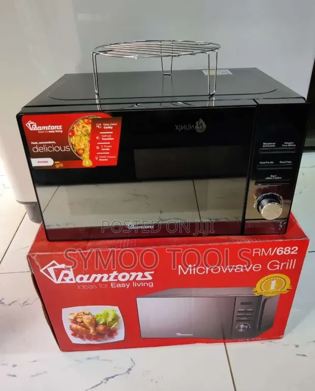 Ramtons 20L Digital Microwave na Grill RM-682 (Black Glass) - 1