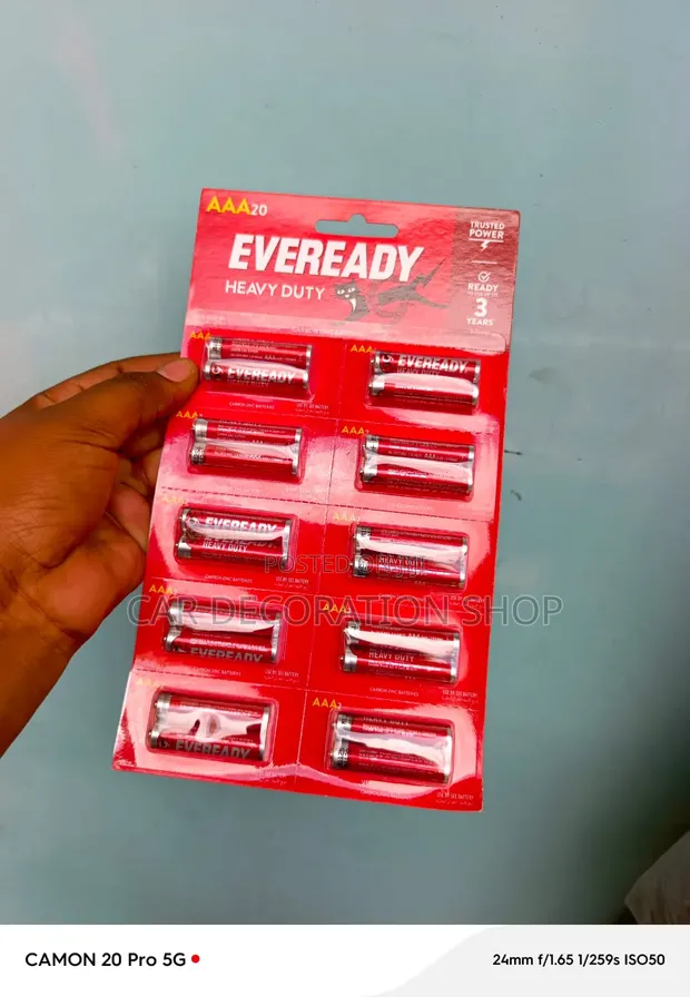 Betri za Eveready Heavy Duty AAA - Pakiti 20 - 1