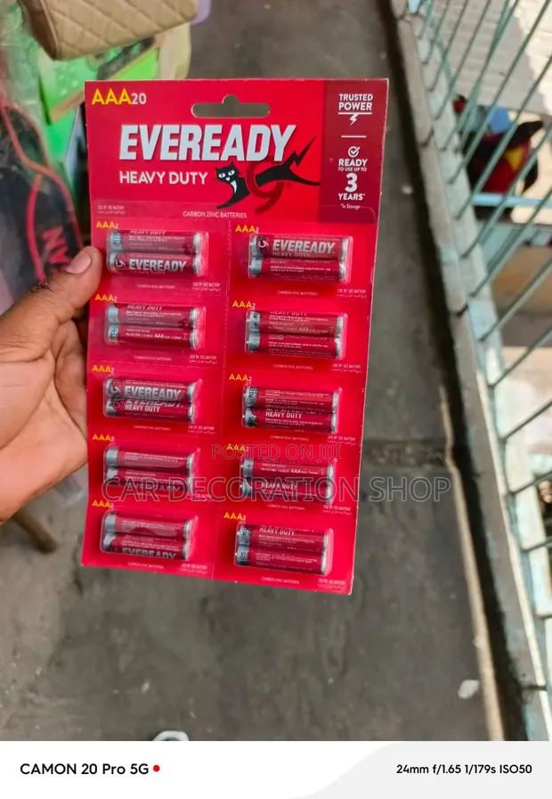 Jozi 10 za Betri za AAA Eveready kwa Vifaa vya Nyumbani - 1