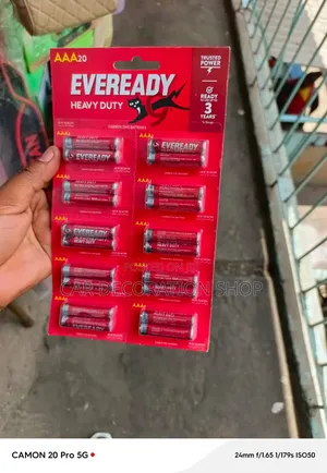 Jozi 10 za Betri za AAA Eveready kwa Vifaa vya Nyumbani