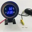 Kipima Joto na Volti cha Gari cha LED cha 2-in-1 - 5