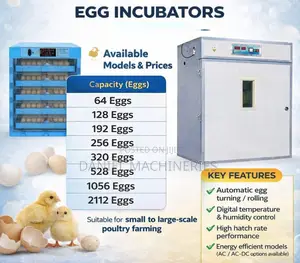 Egg Incubators - All Sizes Back in Stock