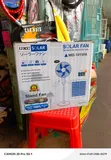 18" Solar Powered & Rechargeable Stand Fan - 1