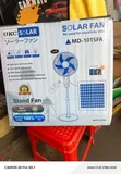 18" Solar-Electric Stand Fan - Hakuna Bili za Umeme - 1