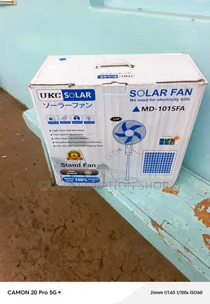18" Kipas Stand cha Solar Kisicho na Kelele chenye Modi 4 za Kasi