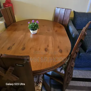 Oval Dining Table - Gray