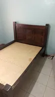 4x6 Mahogany Bed, Good Condition - 2