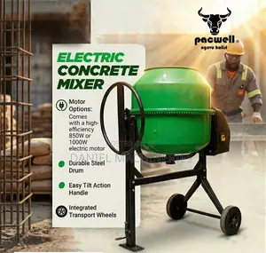 Pacwell Electric Concrete Mixer - Brand New