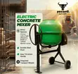 Pacwell Electric Concrete Mixer - Mpya Kabisa - 1