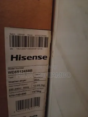 Hisense Washer Dryer 12.0kg/0.8kg