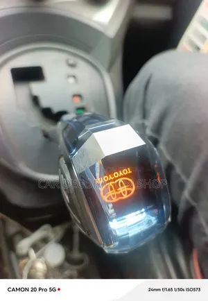 Kitufe cha Gear cha Toyota cha LED Crystal (Aina ya Skuru)