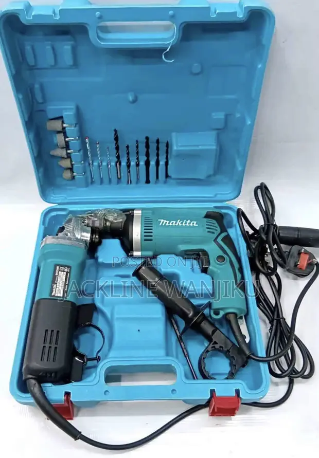 Makita Drill na Grinder Combo - Mpya Kabisa - 1