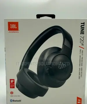 JBL Tune 720BT Wireless Over-Ear Headphones - Nyeusi