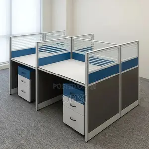 Four-Person Office Workstation