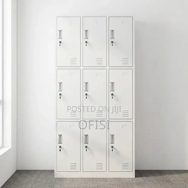 Kabati la Locker la Ofisi lenye Compartment 9 - 1