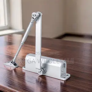 Automatic Hydraulic Door Closer - Silver Aluminum Body