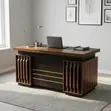 Executive 1400mm Office Desk - Brown - 2