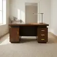 Executive 1400mm Office Desk - Brown - 3