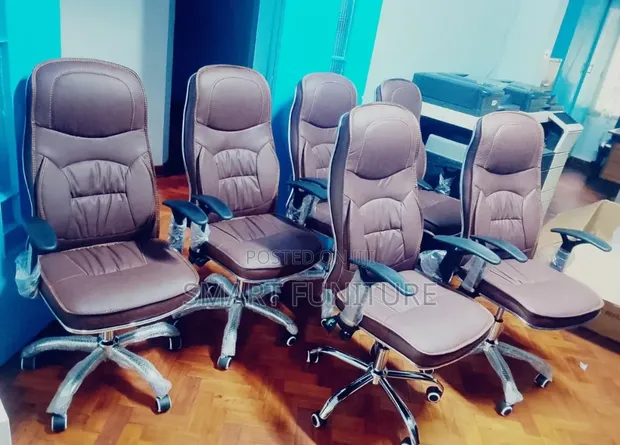 Kiti cha Ofisi chenye Mgongo Mrefu cha Ergonomic - 1