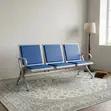 Three-Seater Visitor Bench - Blue - 5