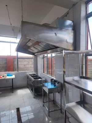 Complete Commercial Kitchen Setup - Stainless Steel