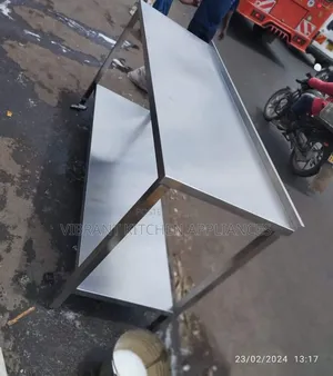 Two-Tier Stainless Steel Commercial Table