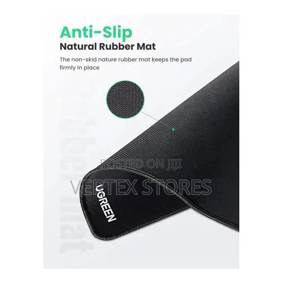 UGREEN LP576 Mouse Pad - Uso Mbaya Nyeusi - 1