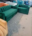 Kiti cha Sofa cha Seater 3+2 Kijani (Low Back) - 2