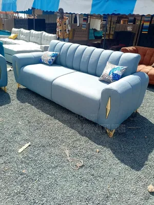 Seti ya Sofa ya Vitambaa Lainishi ya Viti 3 + Viti 2