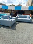Seti ya Sofa ya Vitambaa Lainishi ya Viti 3 + Viti 2 - 2