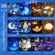Bunny Carousel Night Light Projector - Star Projector ya LED kwa Watoto - 2