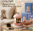 Bunny Carousel Night Light Projector - Star Projector ya LED kwa Watoto - 5
