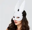 Maski ya Sungura - Masquerade ya Halloween yenye Masikio Marefu - 2