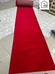 Red Walkway/Aisle Runner Carpet for Events - 1