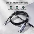 UGREEN MM142 USB-C to HDMI 4K 60Hz Cable (1.5m) - 2