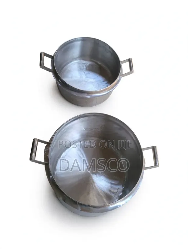 Sufuria za Chuma cha Kutolea Nje (Heavy-Duty Stainless Steel) - 1